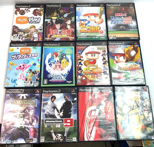 LOT OF 12 SONY Play Station 2 JAPANESE GAME G SOCCER LUPIN THE THIRD PERSONA4