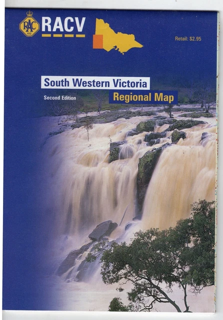AUSTRALIAN TRAVEL EPHEMERA 1990s. RACV Map of South Western Victoria £1 ...