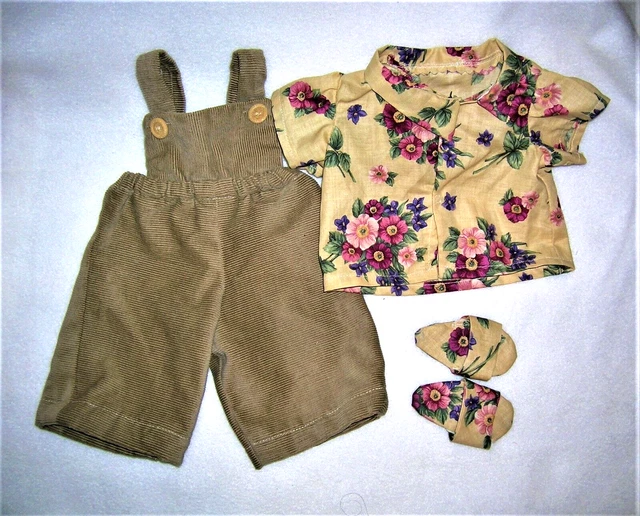 ❤New❤3 Piece Preemie Baby Boy Pants Outfit Set❤Fits Berenger 17-20" Reborn Doll