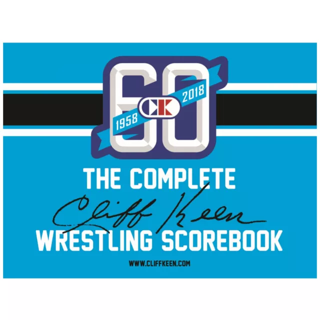 Cliff Keen Wrestling Scorebook - Blue