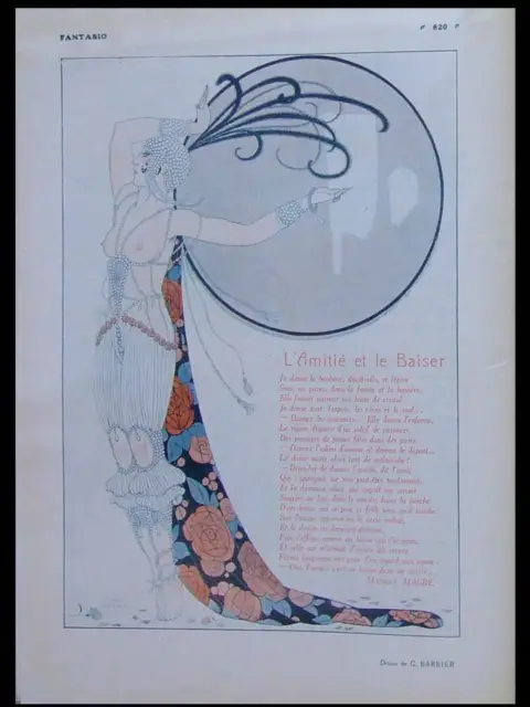 George Barbier, Woman -1916 Prints - French Art Deco, Fantasio