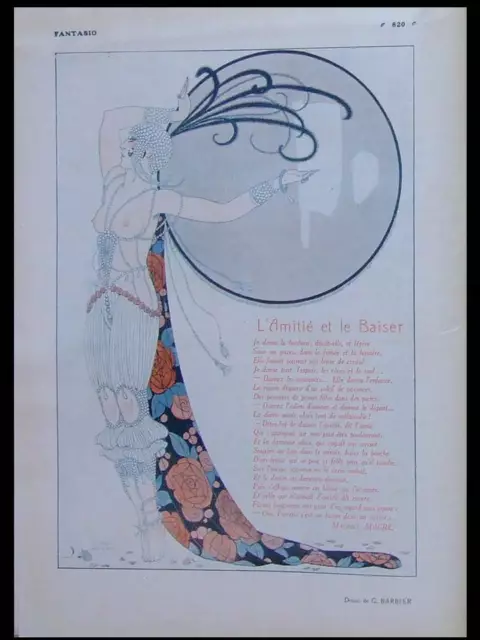 George Barbier, Woman -1916 Prints - French Art Deco, Fantasio George Barbier, Woman -1916 Prints - French Art Deco, Fantasio