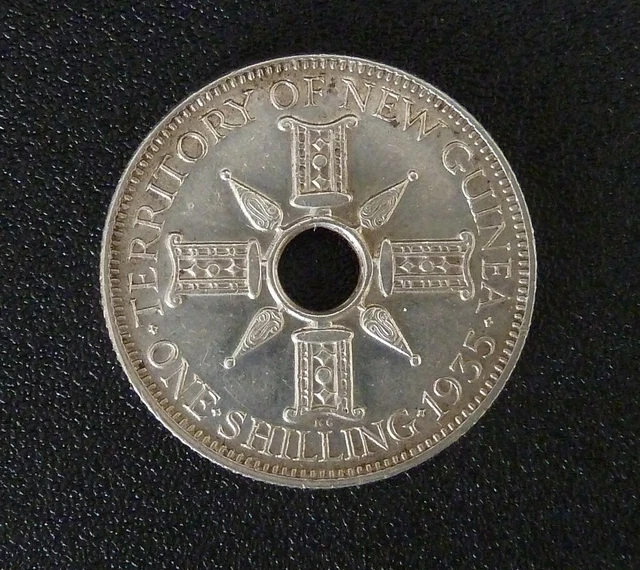 NEW GUINEA (TERRITORY) 1935 Shilling Lovely Condition (B) $20.00 ...