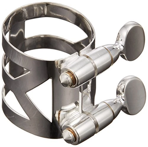 Selmer alto saxophone ligature silver plated [metal mouthpiece dedicated]