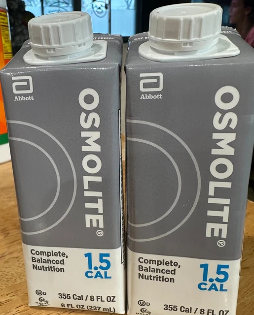 OPTIMAL NUTRITION OSMOLITE 1.5 Cal Formula Unflavored 8 Oz Carton. 19.