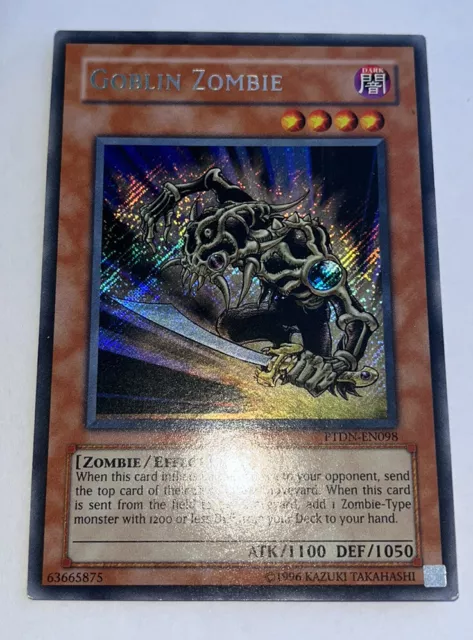 Yu-Gi-Oh - GOBLIN ZOMBIE - PTDN-EN098 -  US Print - secret - NM G