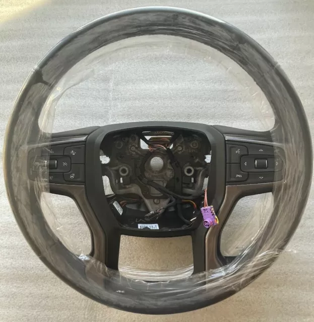 OEM factory original black heated synthesis steering wheel for some 2019+ Chevy