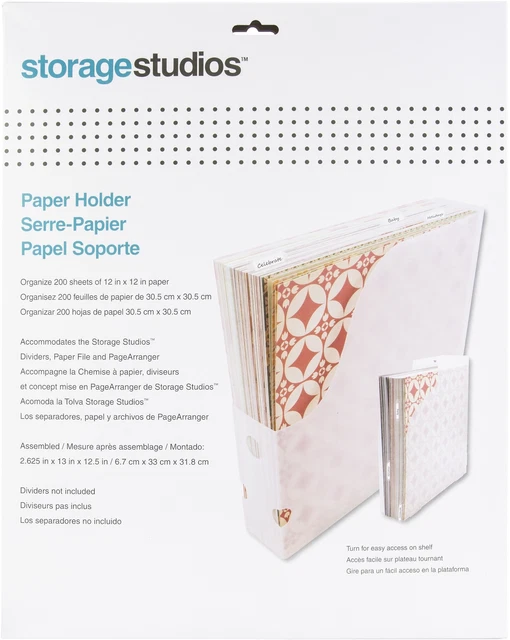 Soporte de papel Storage Studios-12,5""X13""X2,625"" -CH92600