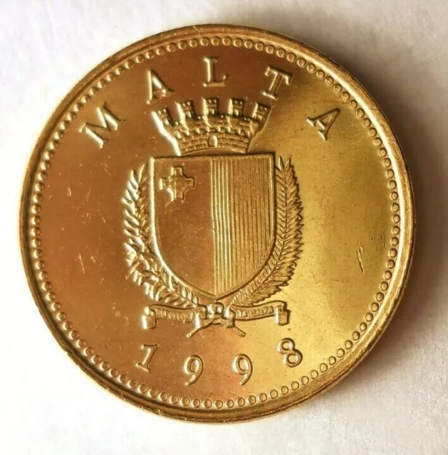 1998 Malta Cent - Au / UNC Da Rollio - Eccezionale Moneta Bin Ooo