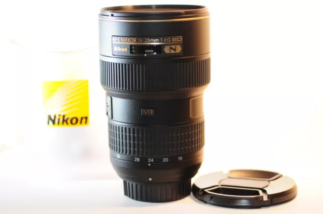 Nikon N AF-S Nikkor 16-35mm f/4 G ED VR FX lens READ for F100 F6 D850 D780 DF D5