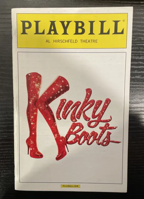 KINKY BOOTS July 2013 Broadway Playbill OBC! BILLY PORTER Stark Sands LENA HALL!