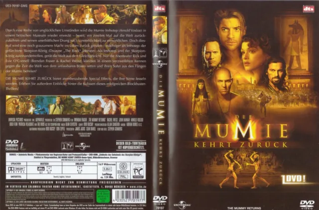 DVD - Die Mumie kehrt zurück - Brendan Fraeser - Rarität - Versand möglich