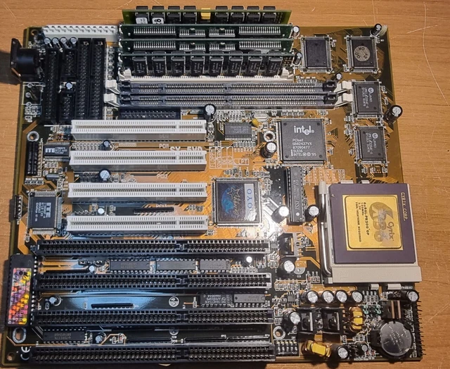 Isa Computer Part MOTHERBOARD SOCKET 7 AT SOYO SY-5VD5 , 4x ISA, 4x PCI £298.70 - PicClick UK