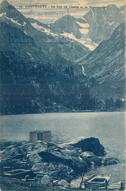 65  Cauterets   Le Lac De Gaube Et Le Vignemale