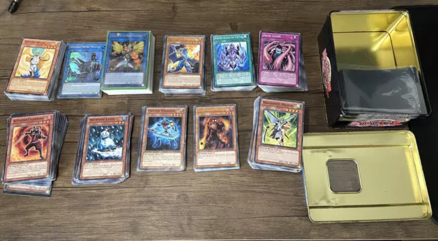 Yu-Gi-Oh! Job Lot Of Cards, Tin, Protrctors & Sleeves | Good Condition