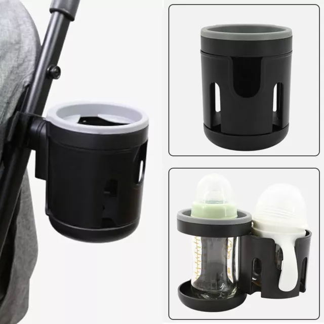Baby Safety Seat Cup Holder Multi-function Baby Bottle Holder Double Cup Holder