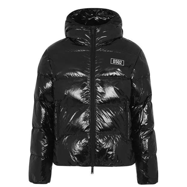 Men’s Dsquared2 Shiny Hooded Puffer Jacket Small Brand New GENUINE RRP £689 #RB