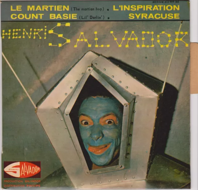 Henri Salvador Le Martien (The Martian Hop) French Orig Ep Christian Chevallier