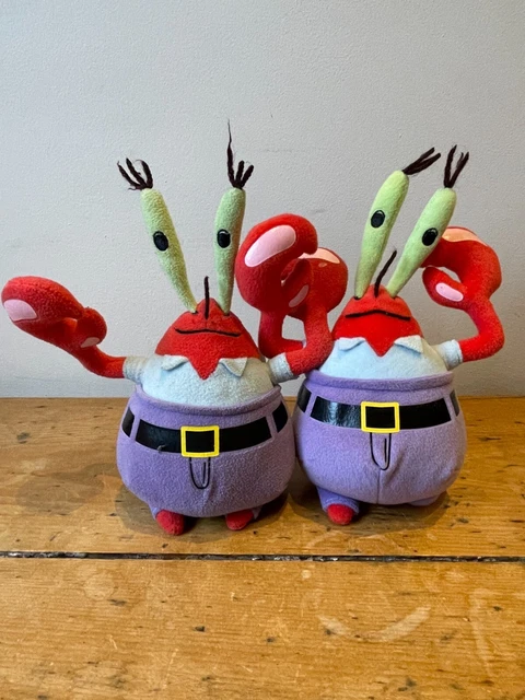 TY BEANIE BABIES Spongebob Squarepants Mr Krabs Crabs Plush 2006 £30.00