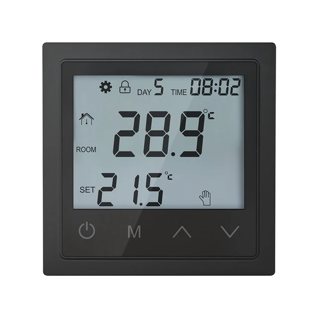 2.8INCH LCD DISPLAY Thermostat with Responsive Touch Interface ...