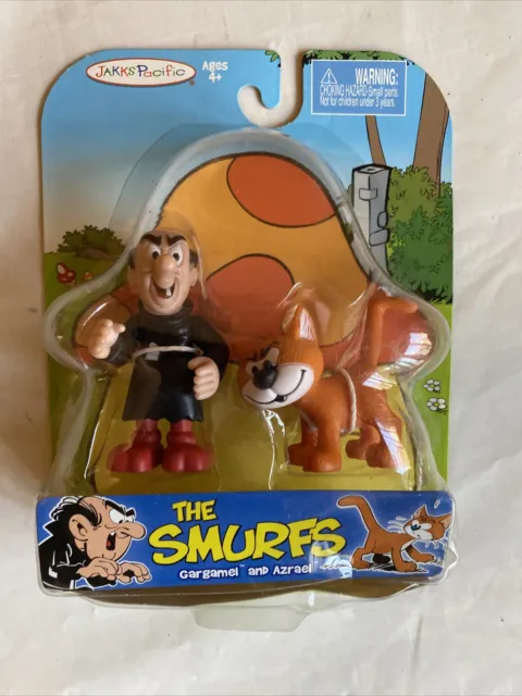 The SMURFS Gargamel And Azrael The Cat 2 - 2.5 Inch Figures Jakks Pacific 2009