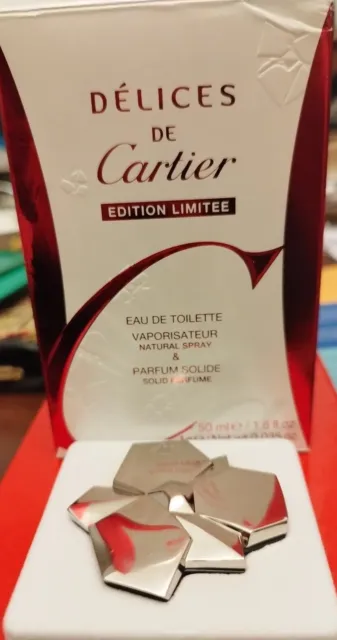 " DELICES de CARTIER " Profumo Donna EDT 50ml + Parfum -Sigillato- Ed.Limitata