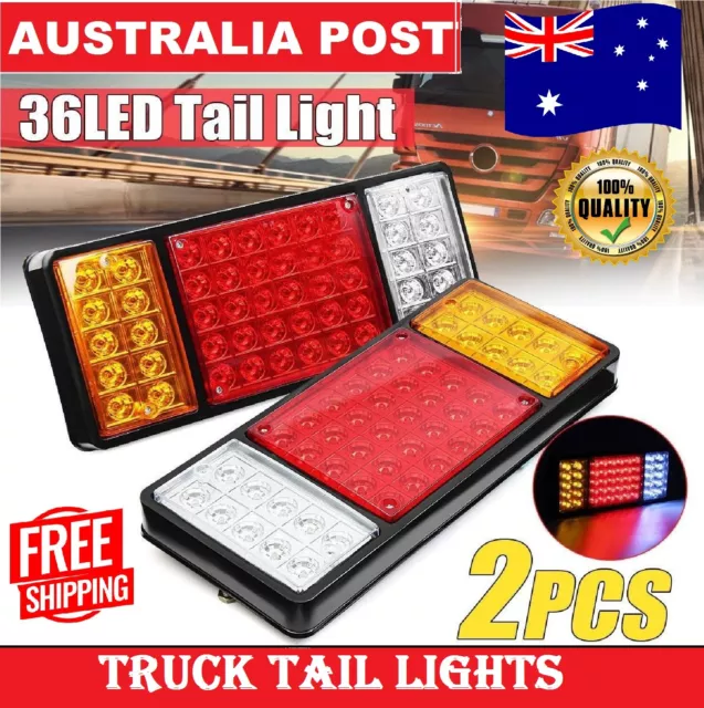 Truck LED TRAILER TAIL LIGHTS TRUCK CARAVAN UTE BOAT LIGHT SCREW Waterproof IP67