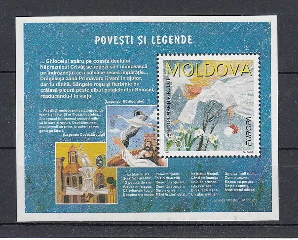 Moldavie Bloc 12 Europe Cept 1997 (MNH)