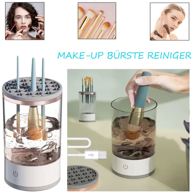 Automatische Bürste Reiniger Elektrische Make-up Bürste Tragbar Pinselreiniger