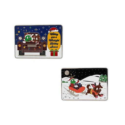 2023 Holiday Geocoin Official Geocaching Trackable