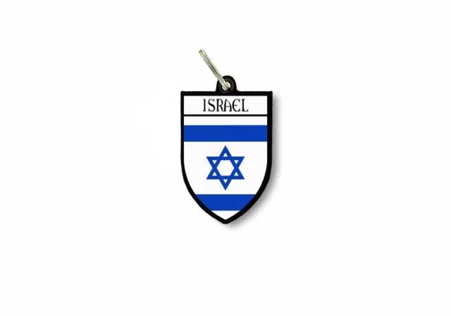 Porte cles clefs cle drapeau collection ville blason israel israelien