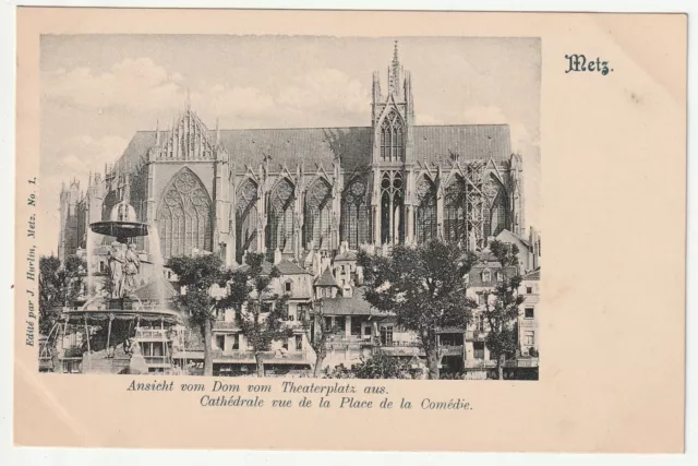 METZ  - Moselle - CPA 57 - La Cathedrale - vue 3