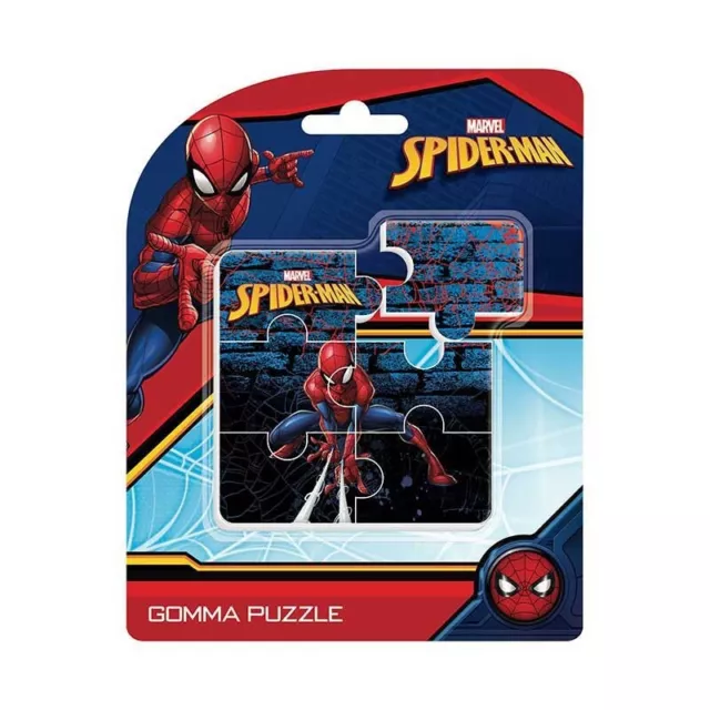 MARVEL GOMMA PUZZLE Spiderman 6 Pz Idea Regalo Regalini Fine Festa  Compleanno EUR 2,50 - PicClick IT