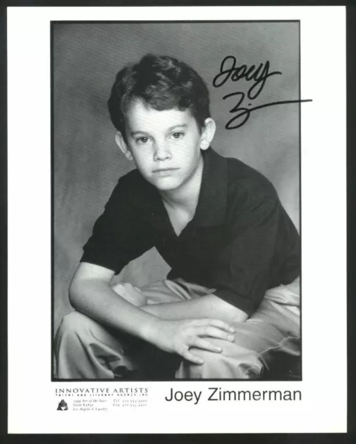 EARTH 2 Sci-Fi child actor Joey Zimmerman star Signed Autographed photo vintage