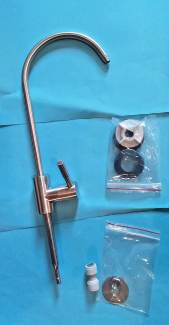 Robinet Acier Pour Système D'osmose Inverse/purificateur D'eau - 1 Voie - Neuf Taiwan
