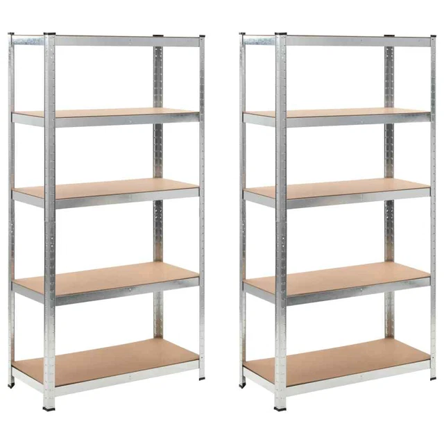Estanterías de MDF 2 unidades 90x40x180 cm vidaXL