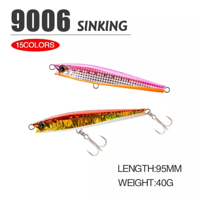 Sequins Wobbler Crank Bait Metal Fishing Bait Heights Hook VIB Bait