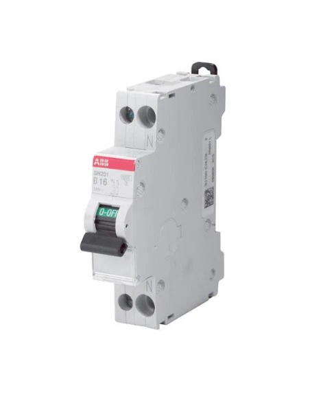 Disjoncteur Ph+N raccordement Vis 10A-6Ka 2CSS255102R0104 ABB 470636