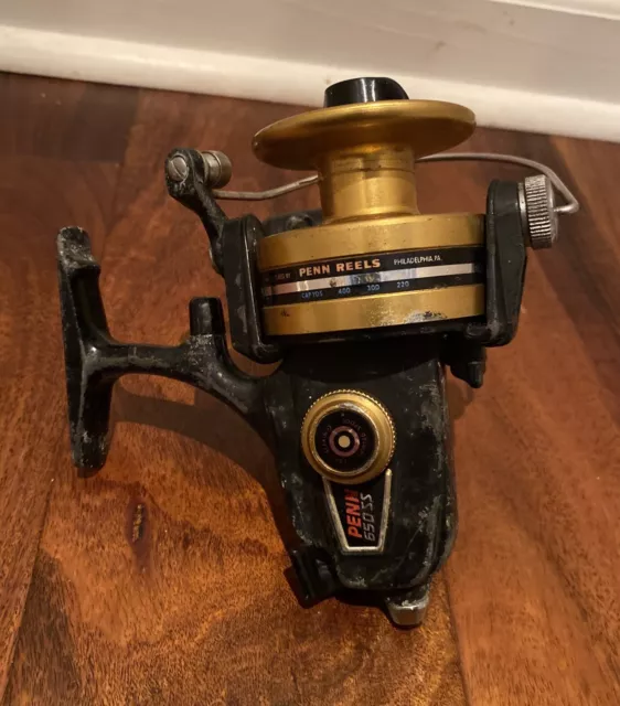 PENN 650SS 4:8:1 HIGH SPEED FISHING SPINNING REEL Made In USA Tested $40.00  - PicClick