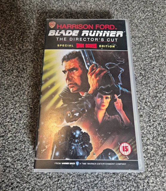 BLADE RUNNER: THE Director's Cut VHS PAL Widescreen Special Ed 15 ...