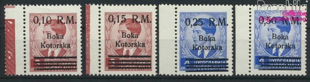 Briefmarken Kotor (Dt. Bes.2.WK.) 1944 Mi 7-10 (kompl.Ausg.) postfrisch(9476058