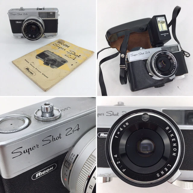 RICOH SUPER SHOT 24 40 mm lens flash case 1968