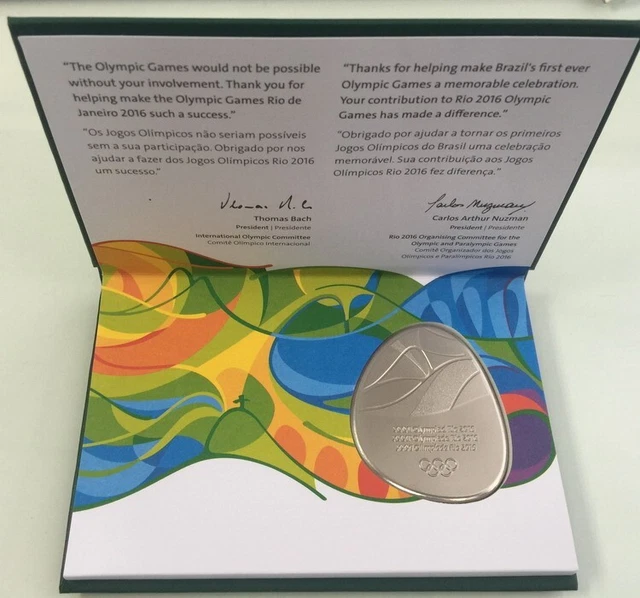Rio 2016 Olympic Games Participation Medal IOC Medal Rio 2016 Olympic Games Participation Medal IOC Medal