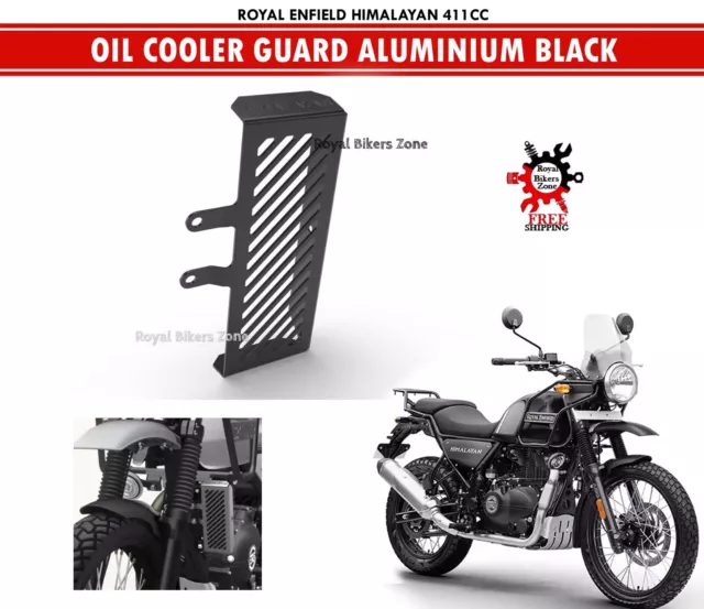 Royal Enfield "Oil Cooler Guard Aluminium Black" Himalayan 411cc