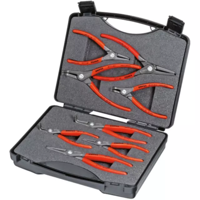 KNIPEX Sicherungsringzangen-Satz En Valise, 8-teilig