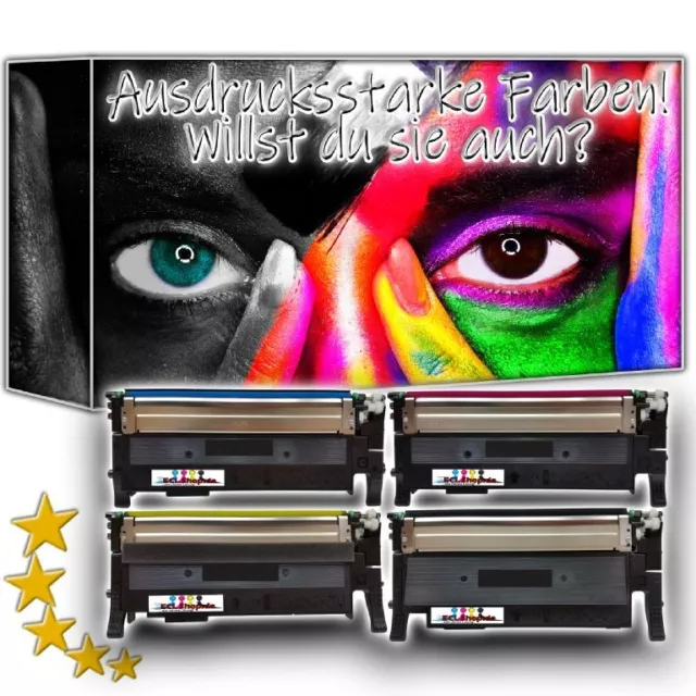 4x High Quality Toner komp.zu HP 117A W2070A für HP Color Laser 150nw