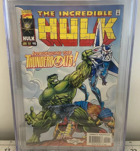 Incredible Hulk 449 Marvel Comics VTG 1997 CGC 7.0 VF/FN White Pages 1st App Key