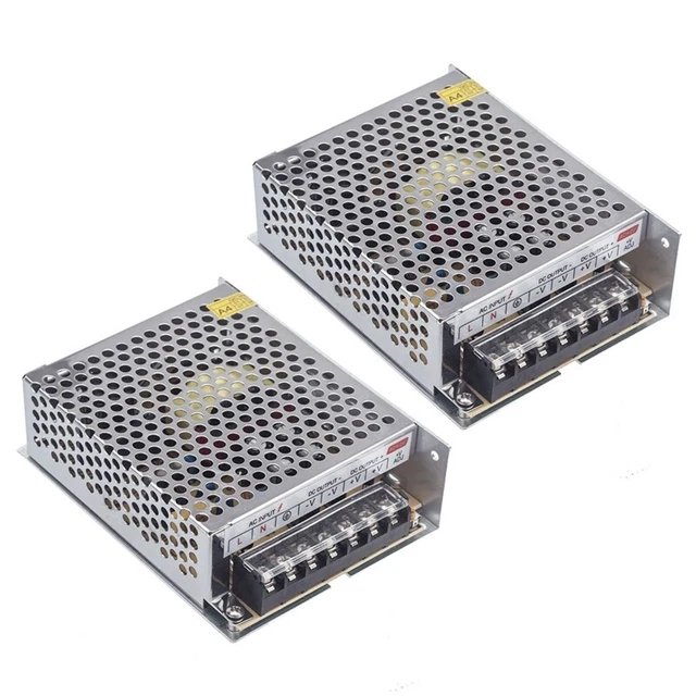 2X AC 100V-220V to DC 24V 5A 120W Voltage Converter Switch.SupplyR1V3