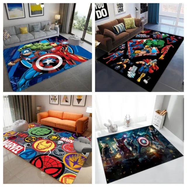 3D The Avengers Teppich Kinder Teppich Jungen Teppich Fußmatten Türmatte Matte