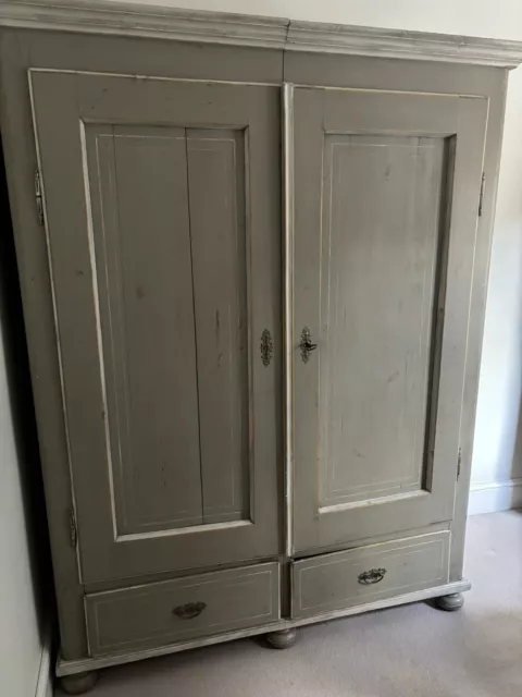 Beautiful Rustic French Armoire / Large Antique French Armoire / Wardrobe